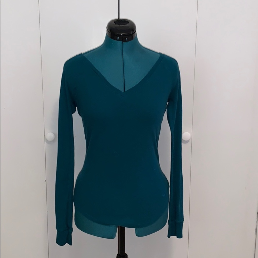 Green Vneck